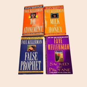 4 Faye Kellerman Early Pocket Books Lot 1990- 1994.